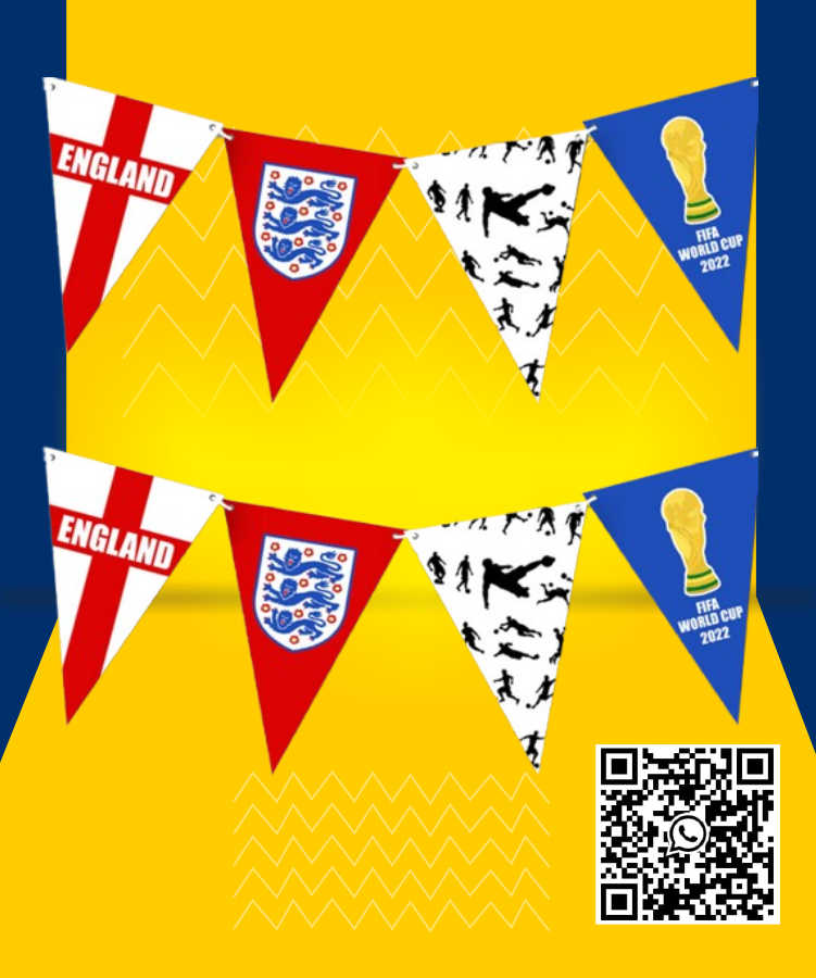 cetak Blank Bunting Banner