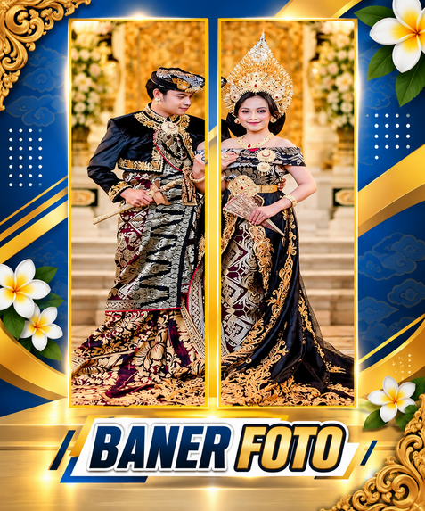cetak foto baner untuk dekorasi pernikahan singaraja kilat