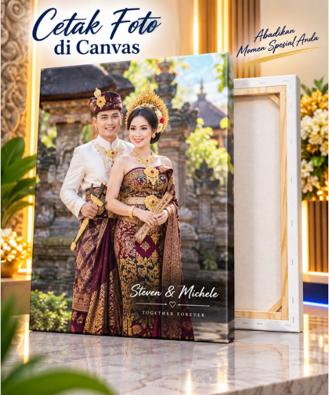 cetak foto span canvas
