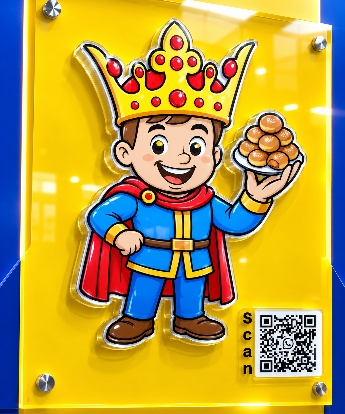 cetak maskot wall foam