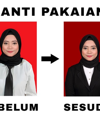 edit foto melamar kerja