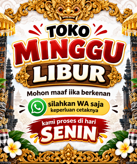 TOKO LIBUR  " Minggu"